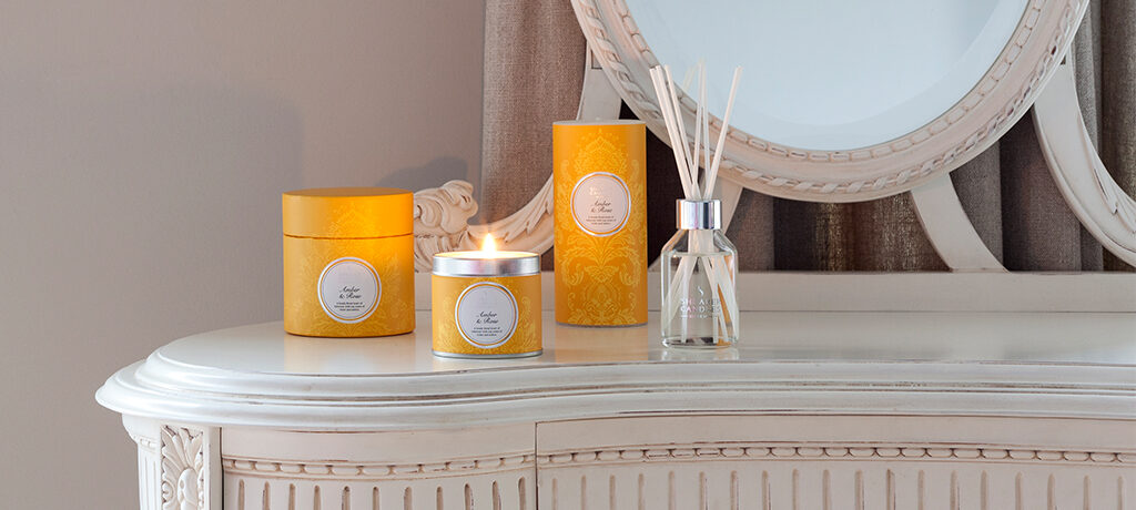 A Selection of Mother's Day gifts from Shearer Candles including diffusers, candles and home fragrances